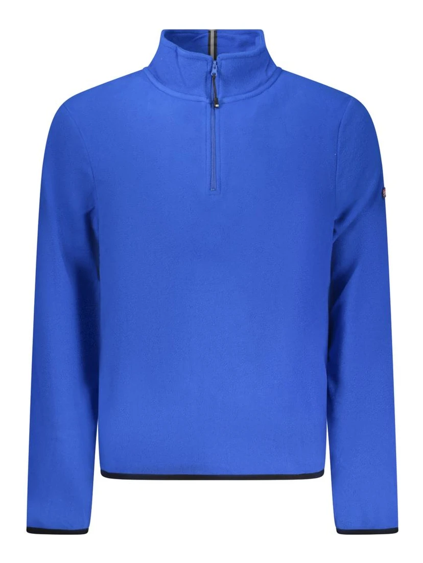 Blue Polyester Men Sweater