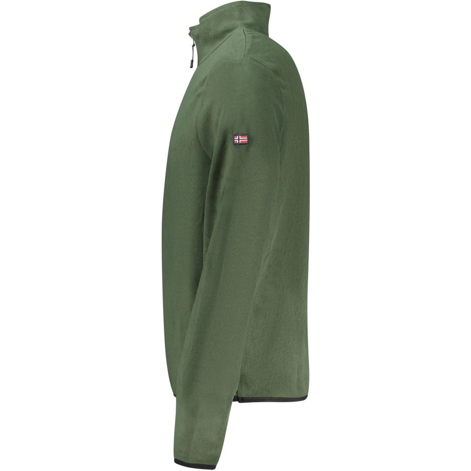 Green Polyester Men Sweater