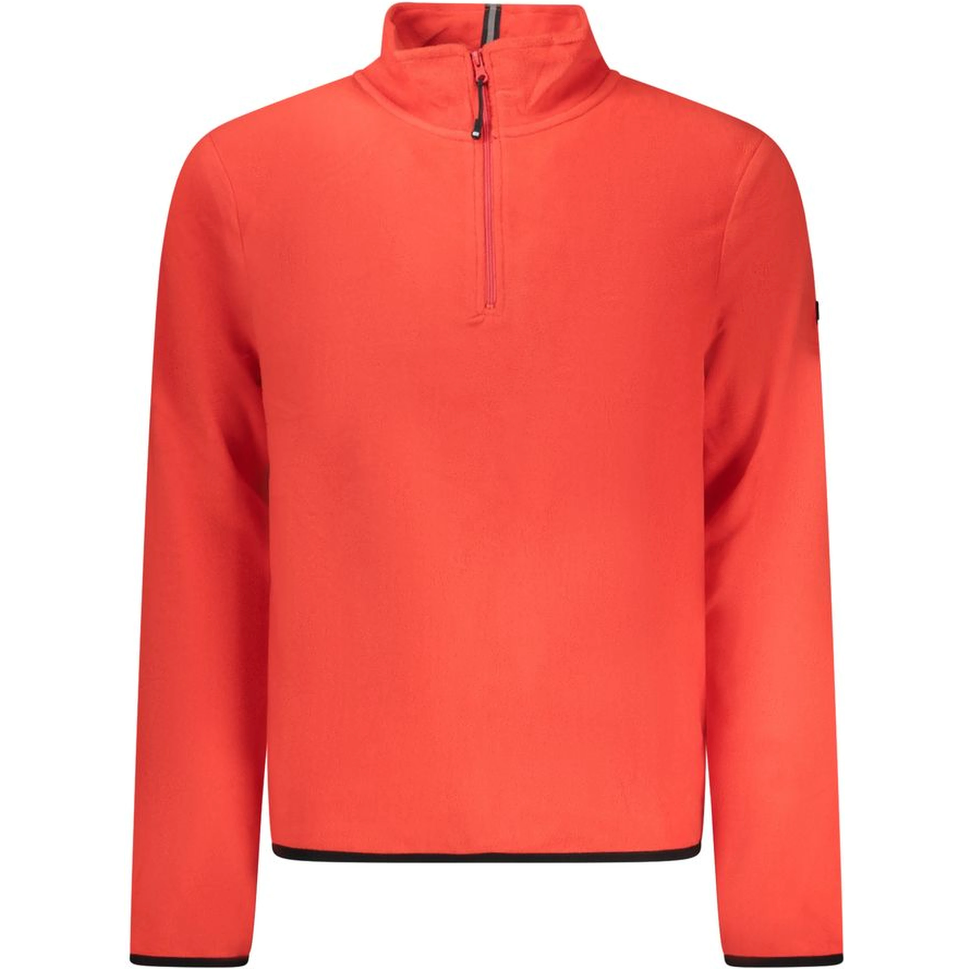 Red Polyester Men Sweater