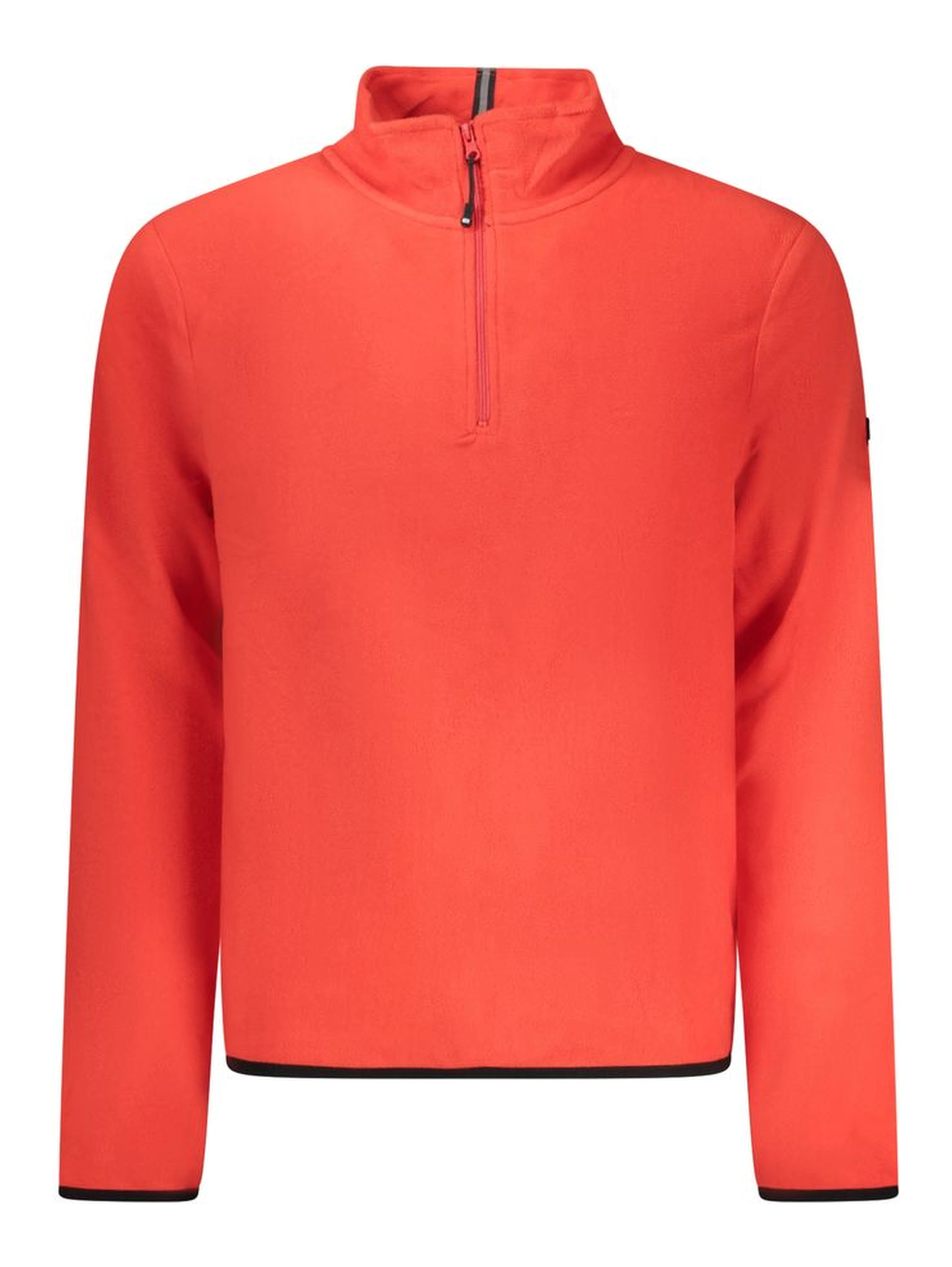 Red Polyester Men Sweater