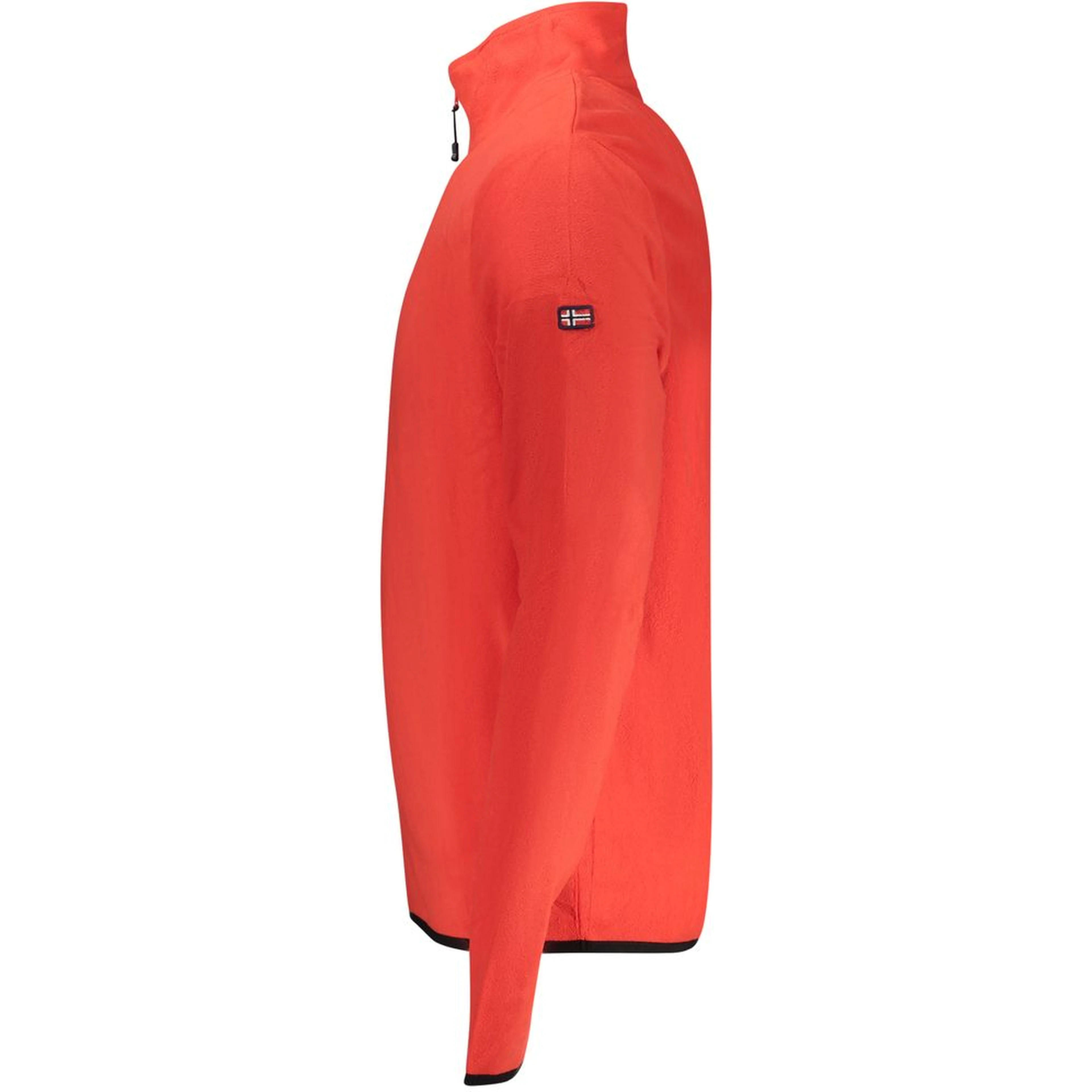 Red Polyester Men Sweater