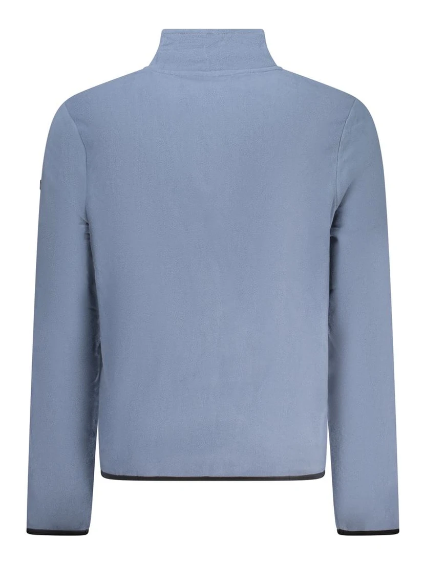 Blue Polyester Men Sweater