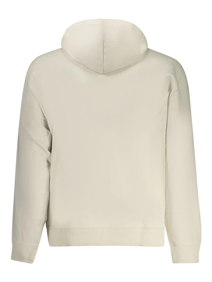 Beige Cotton Men Sweater
