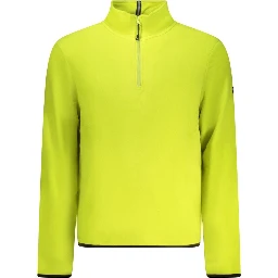 Green Polyester Men Sweater