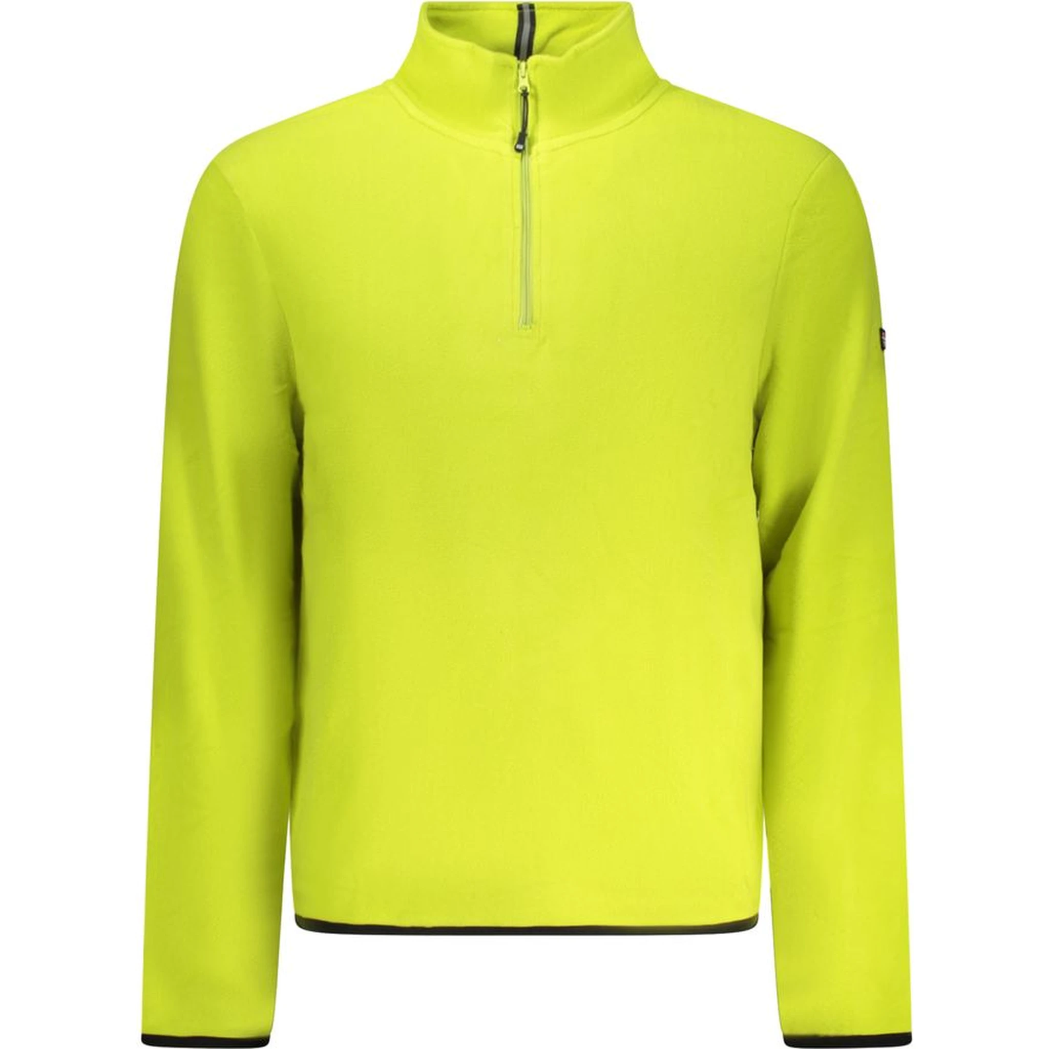 Green Polyester Men Sweater