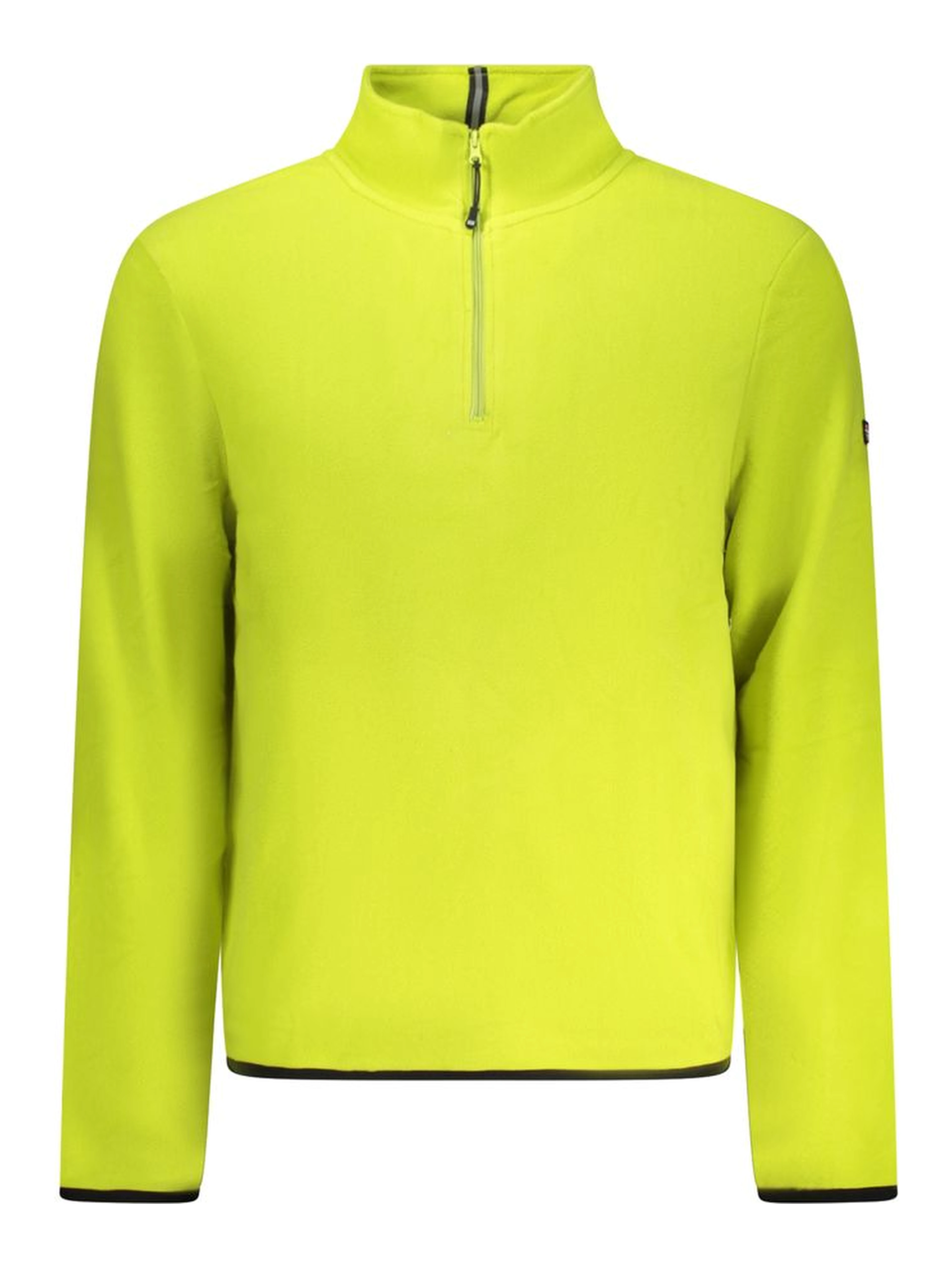 Green Polyester Men Sweater