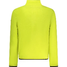 Green Polyester Men Sweater