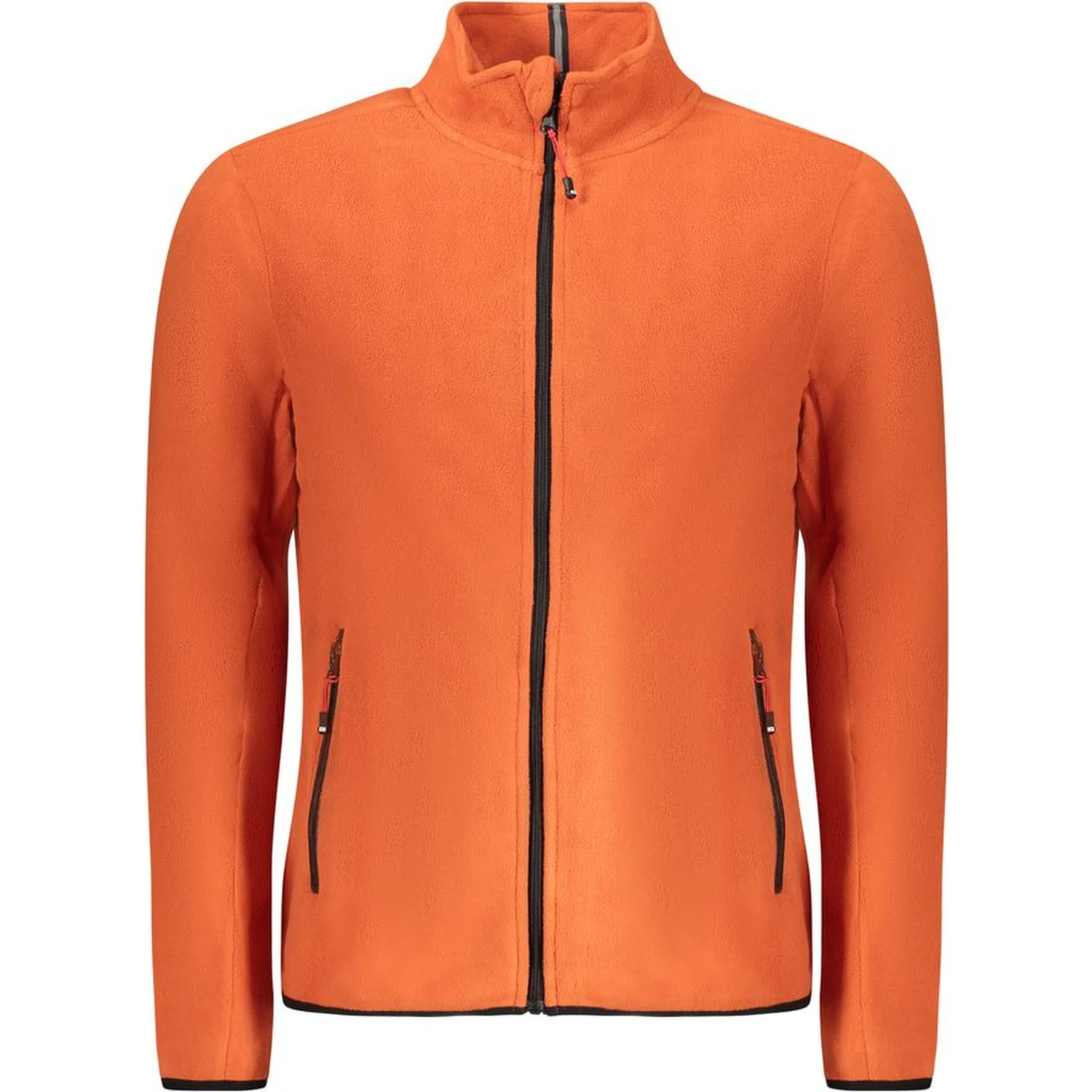 Orange Polyester Men Sweater