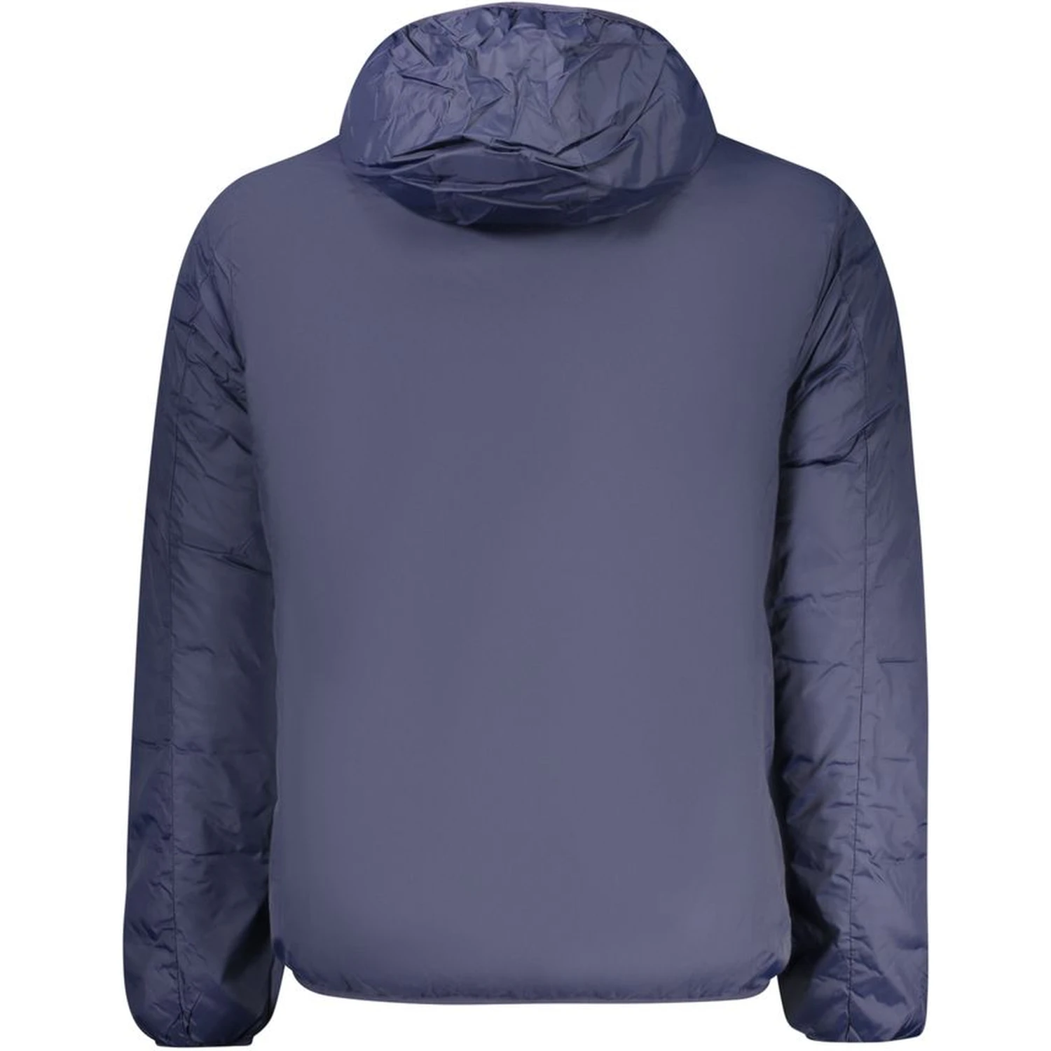 Blue Polyester Men Jacket