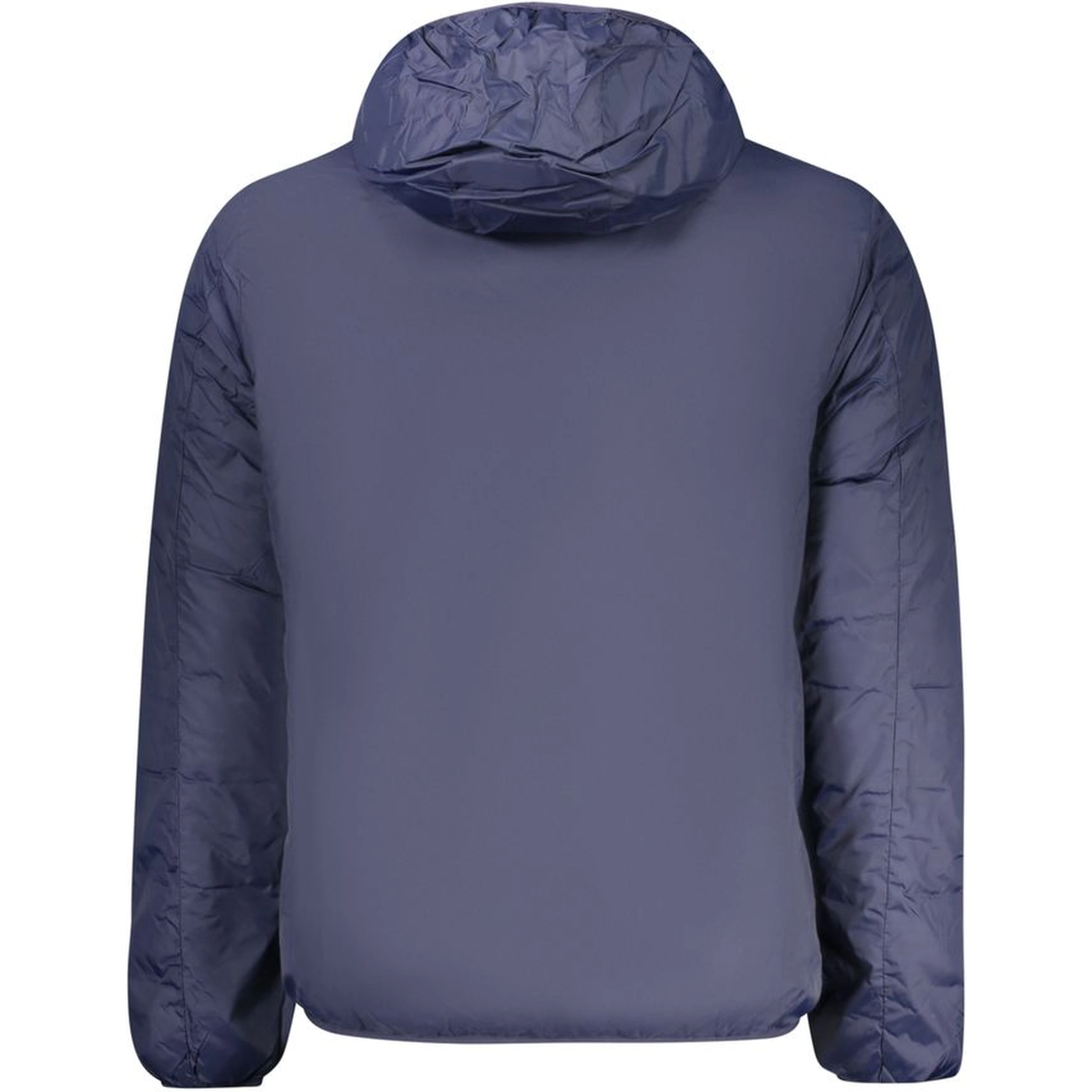 Blue Polyester Men Jacket