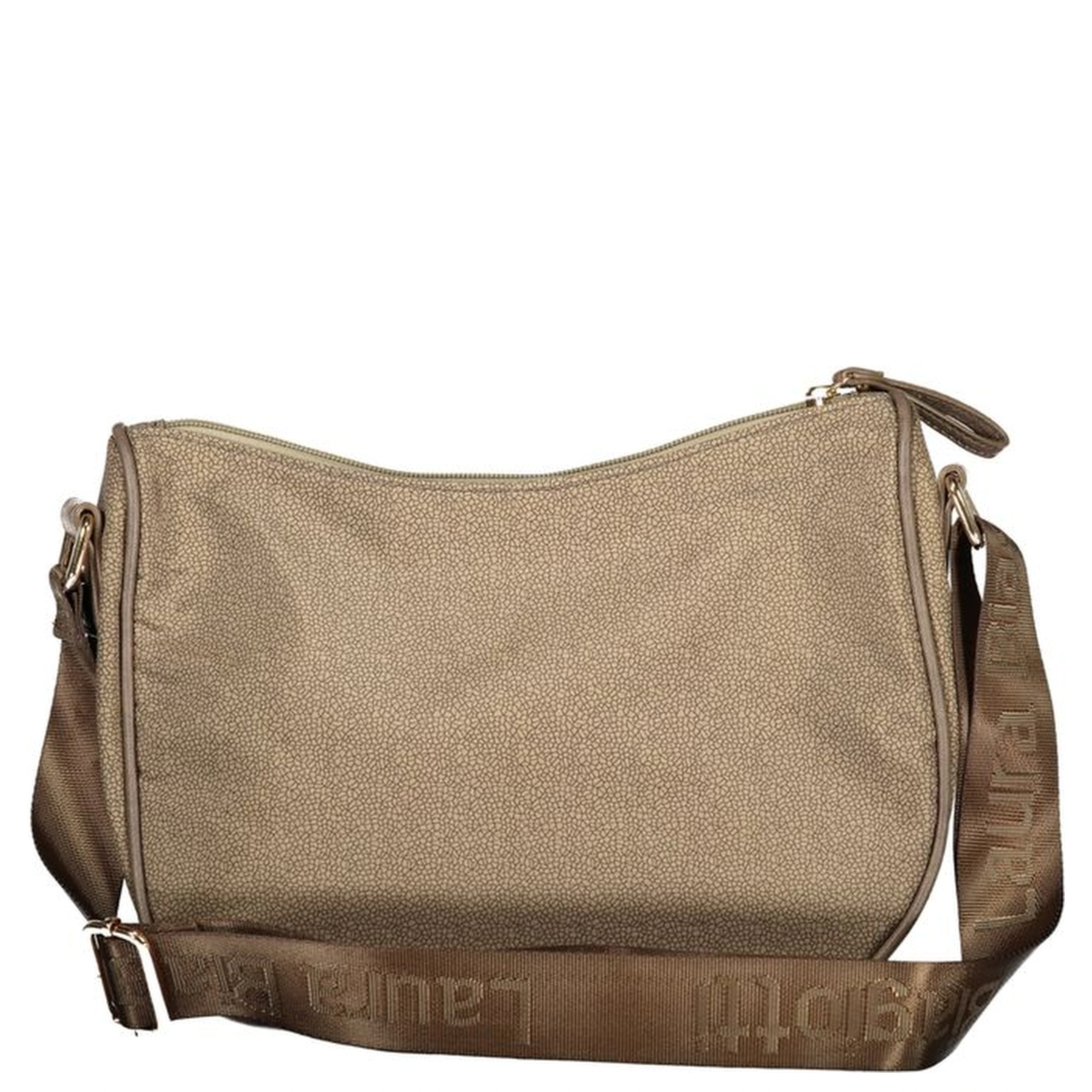 Beige Polyester Women Handbag