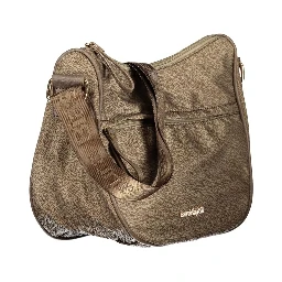 Beige Polyester Women Handbag