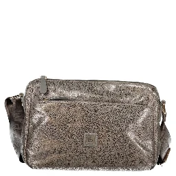 Gray Polyester Women Handbag