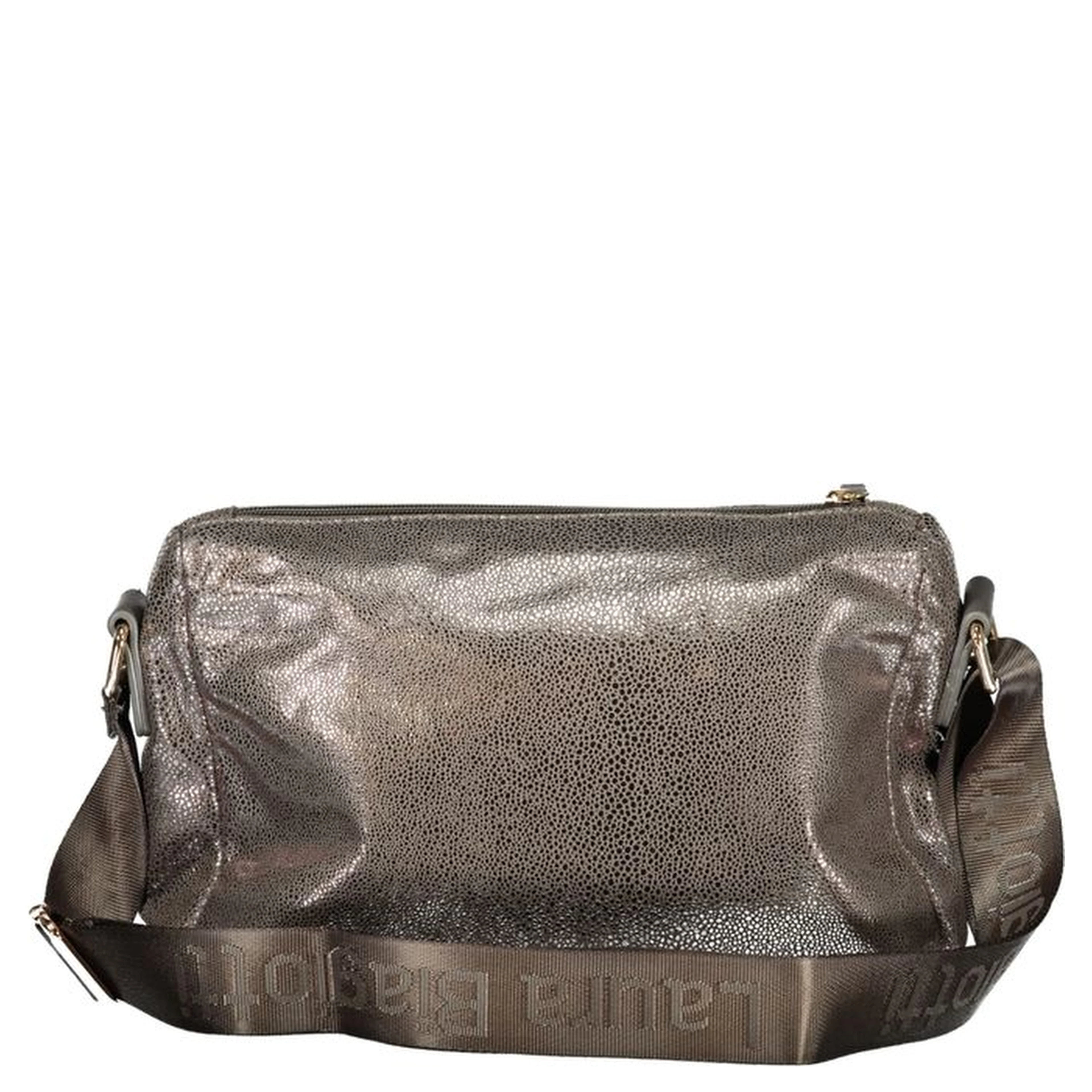 Gray Polyester Women Handbag