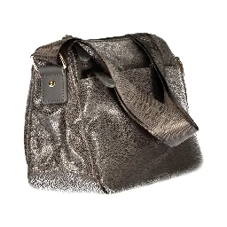 Gray Polyester Women Handbag