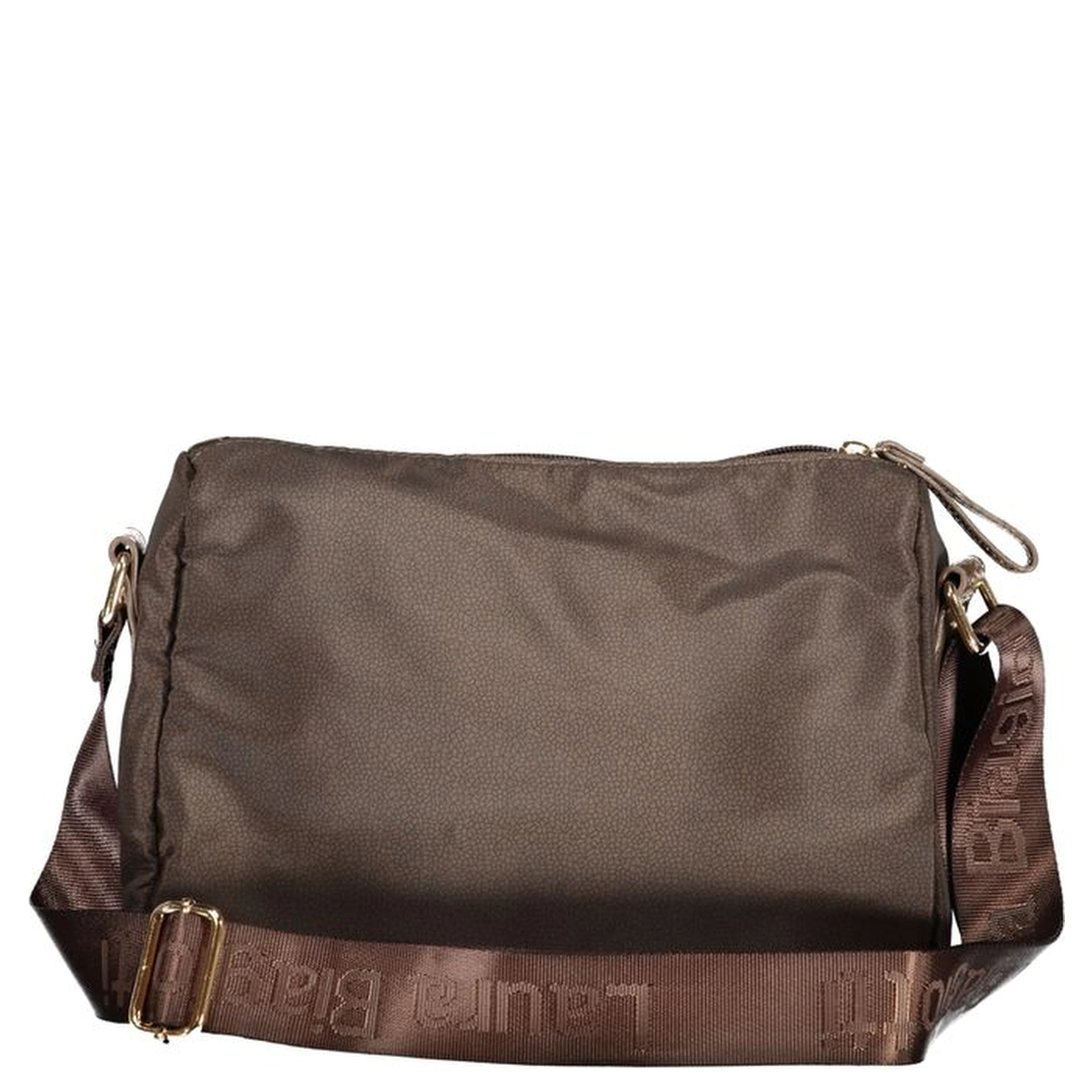 Brown Polyester Women Handbag