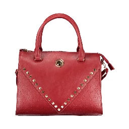 Red PVC Women Handbag