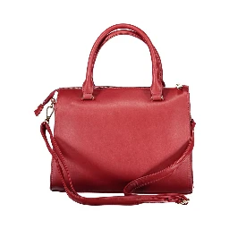 Red PVC Women Handbag