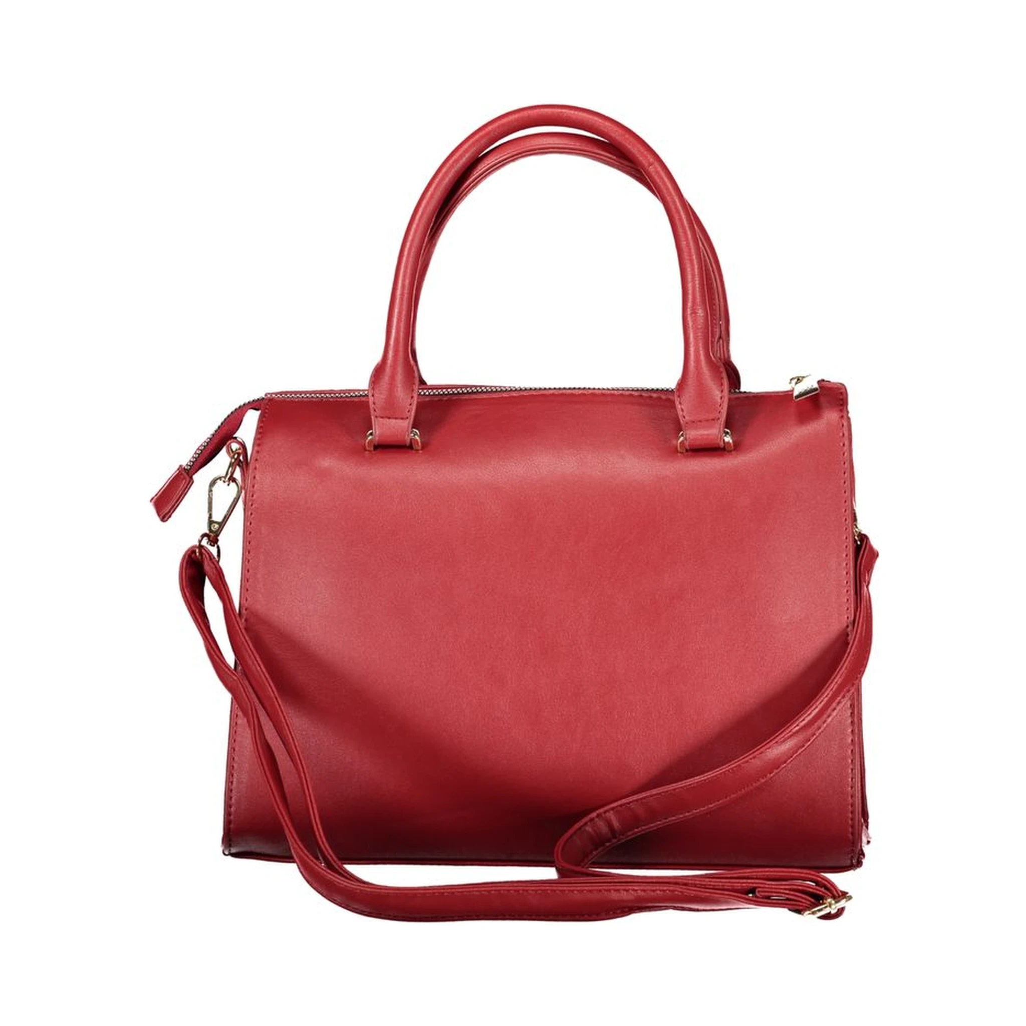 Red PVC Women Handbag