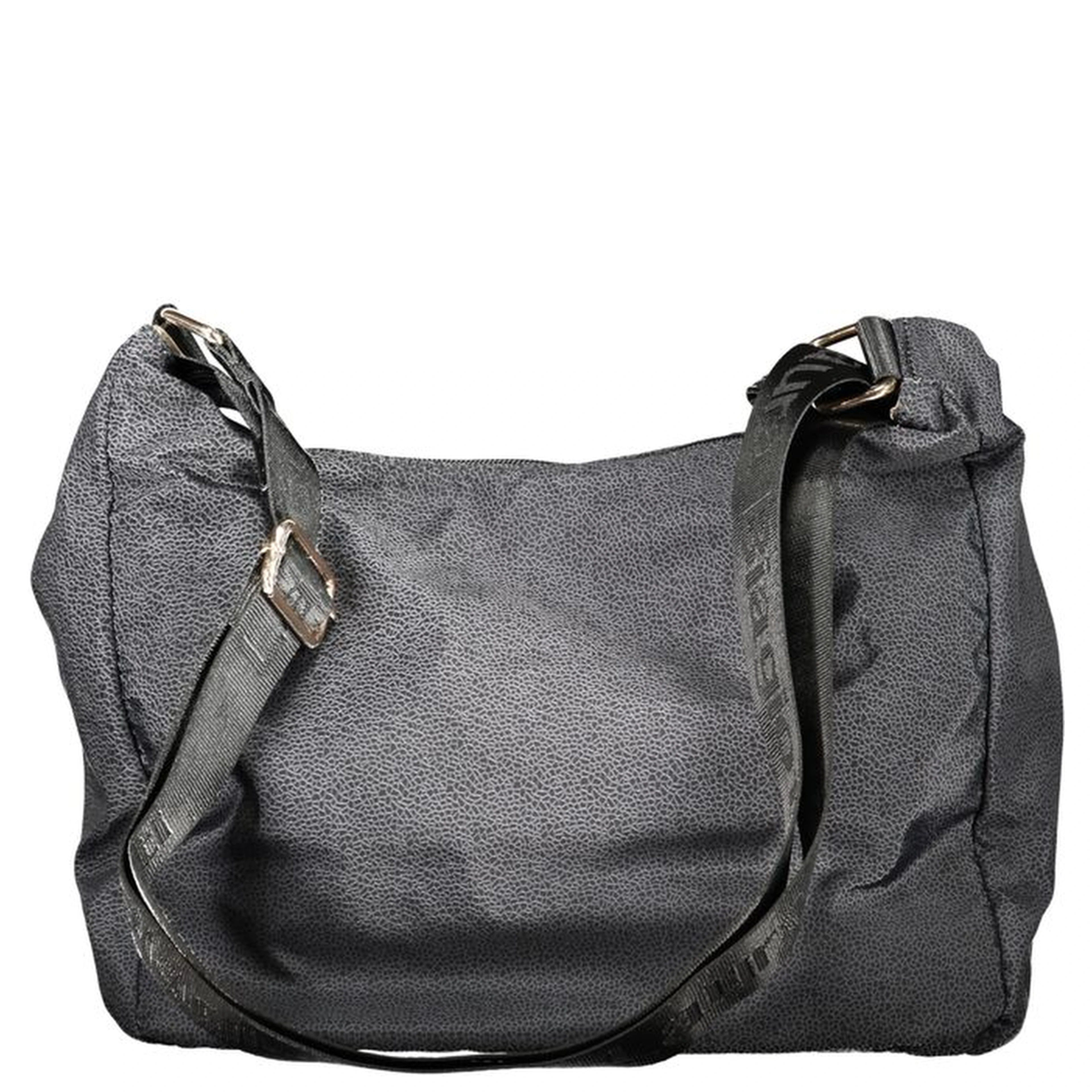 Black Polyester Women Handbag