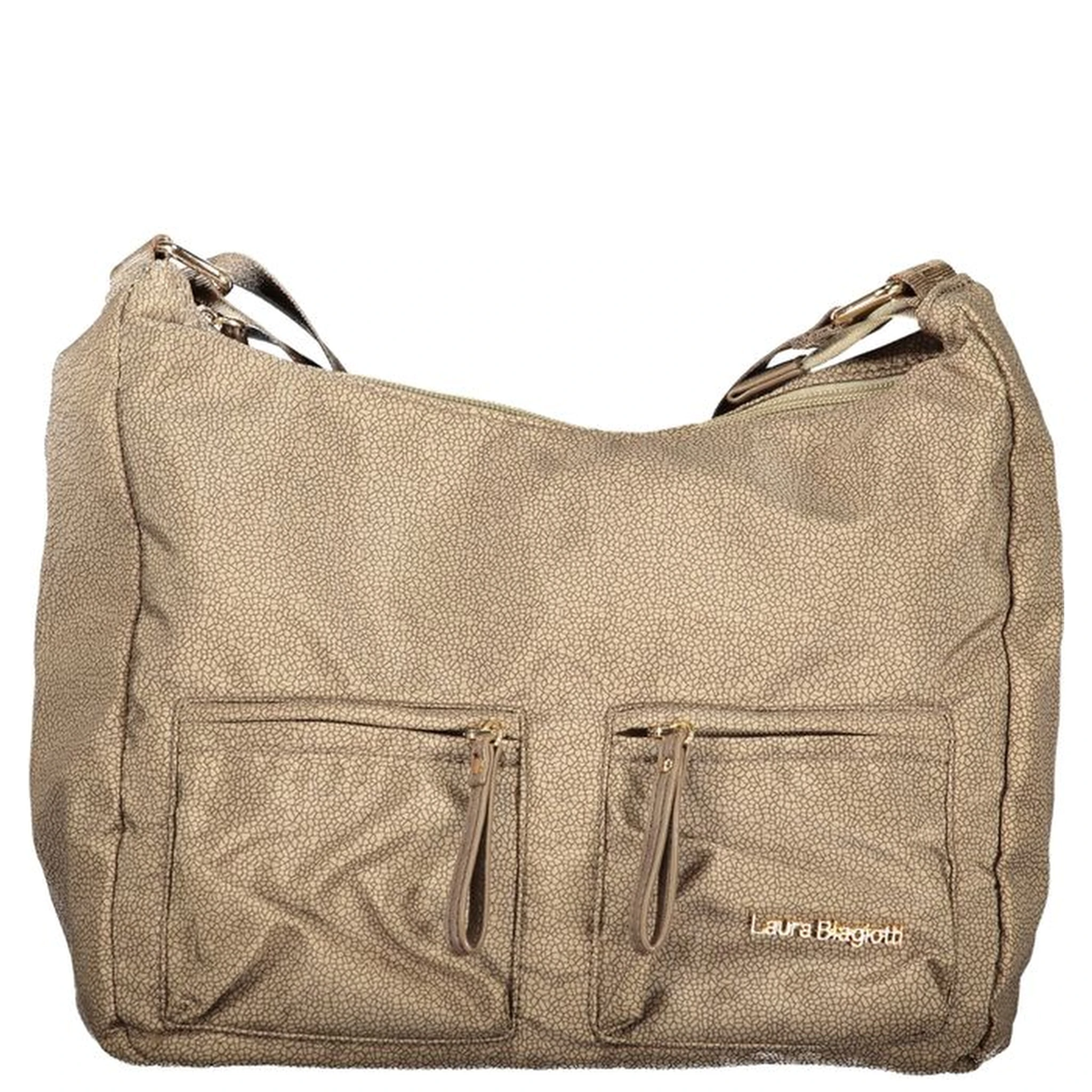 Beige Polyester Women Handbag