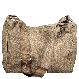 Beige Polyester Women Handbag