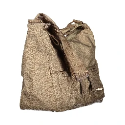 Beige Polyester Women Handbag