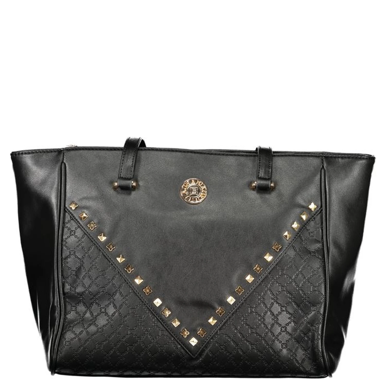 Black PVC Women Handbag