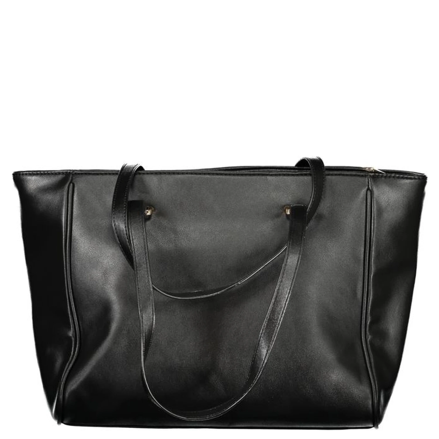 Black PVC Women Handbag