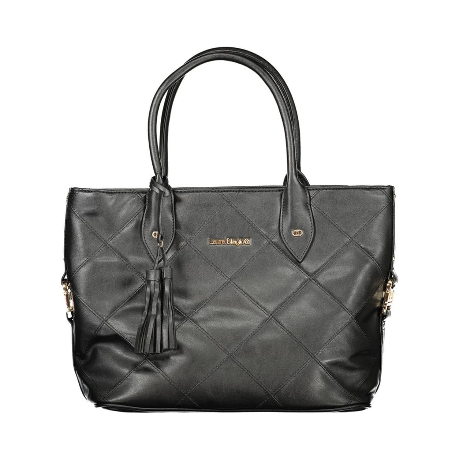 Black PVC Women Handbag