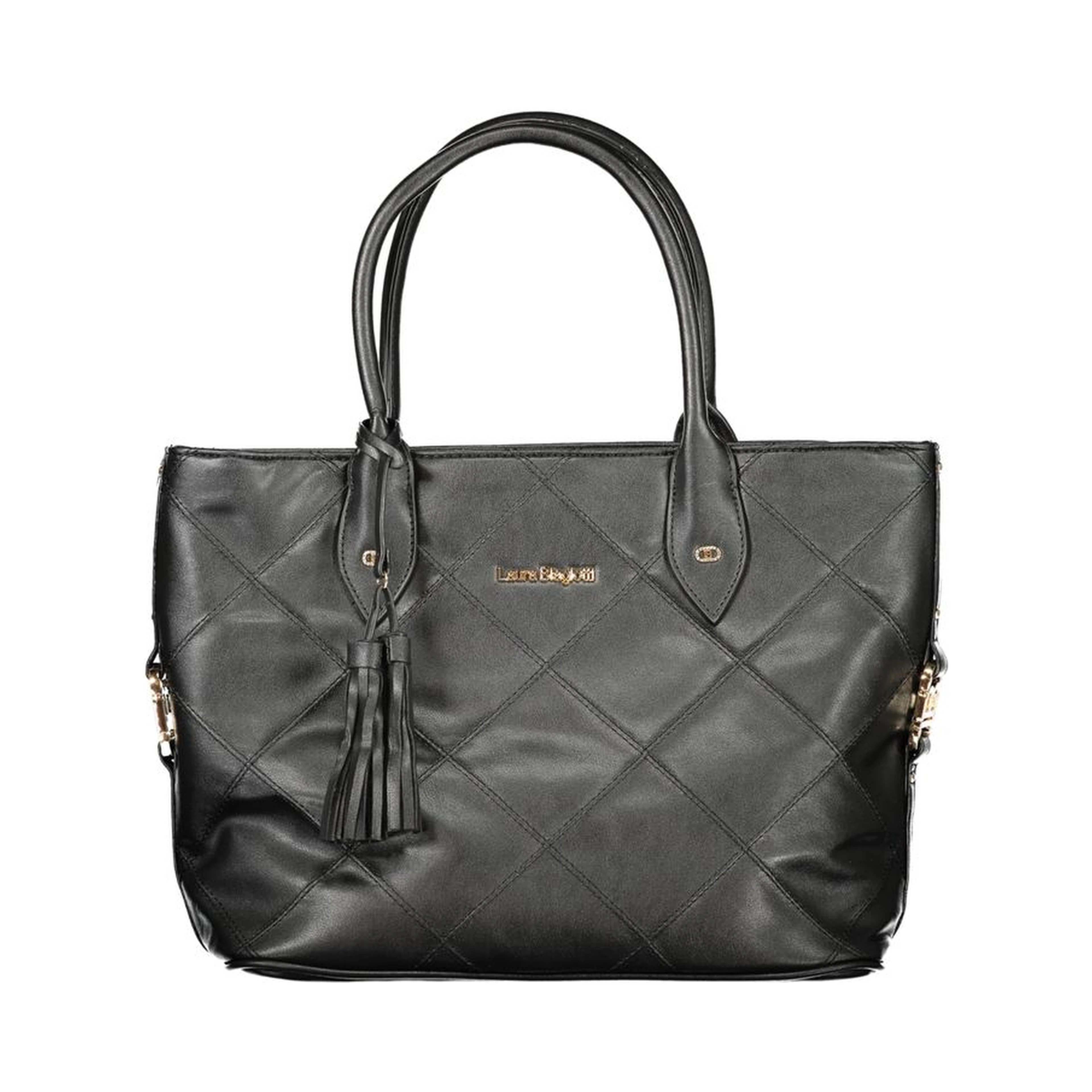 Black PVC Women Handbag