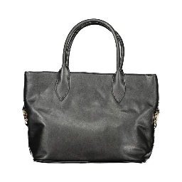Black PVC Women Handbag