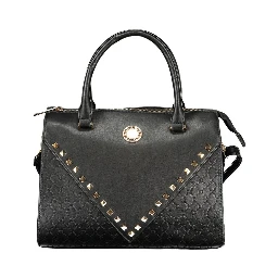 Black PVC Women Handbag