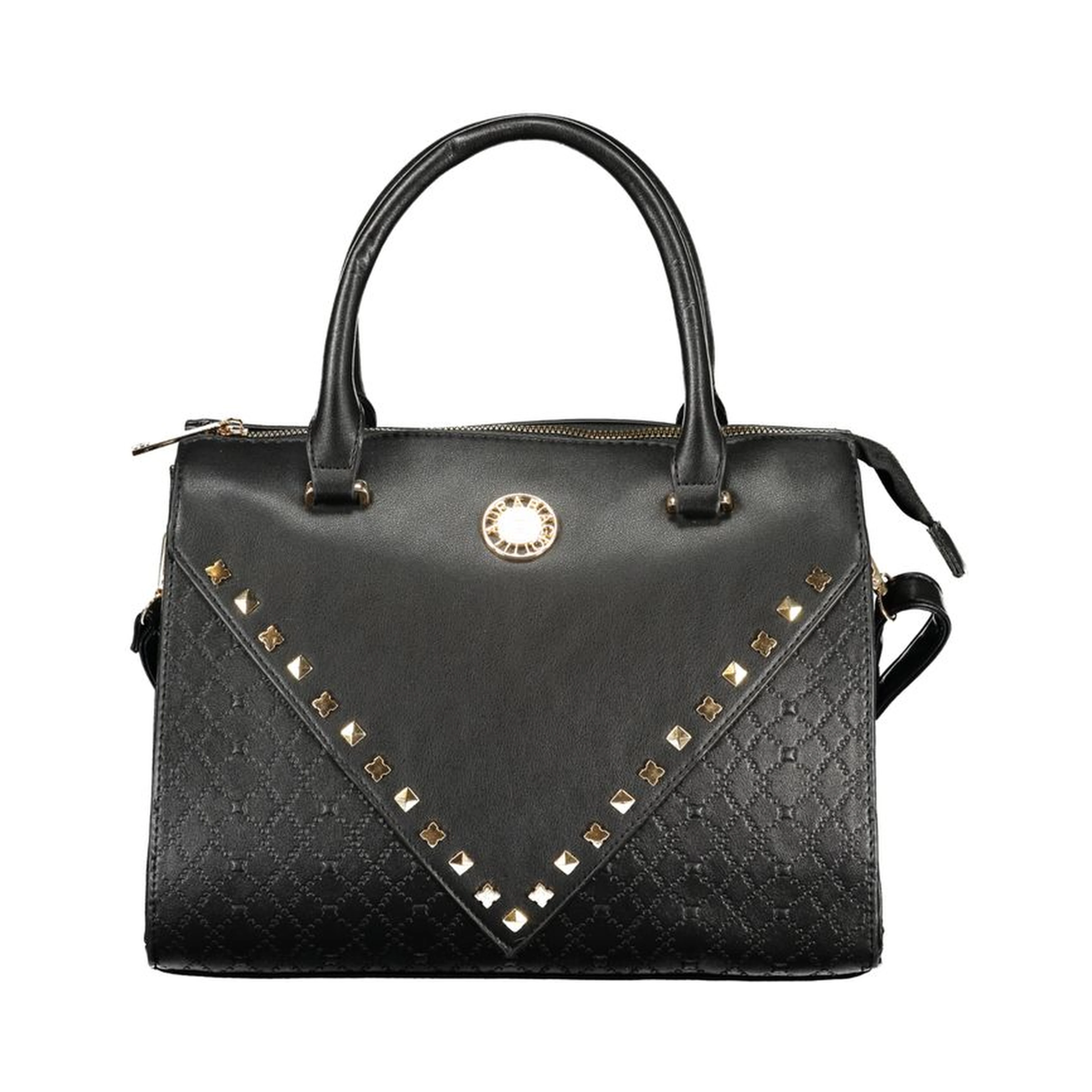 Black PVC Women Handbag