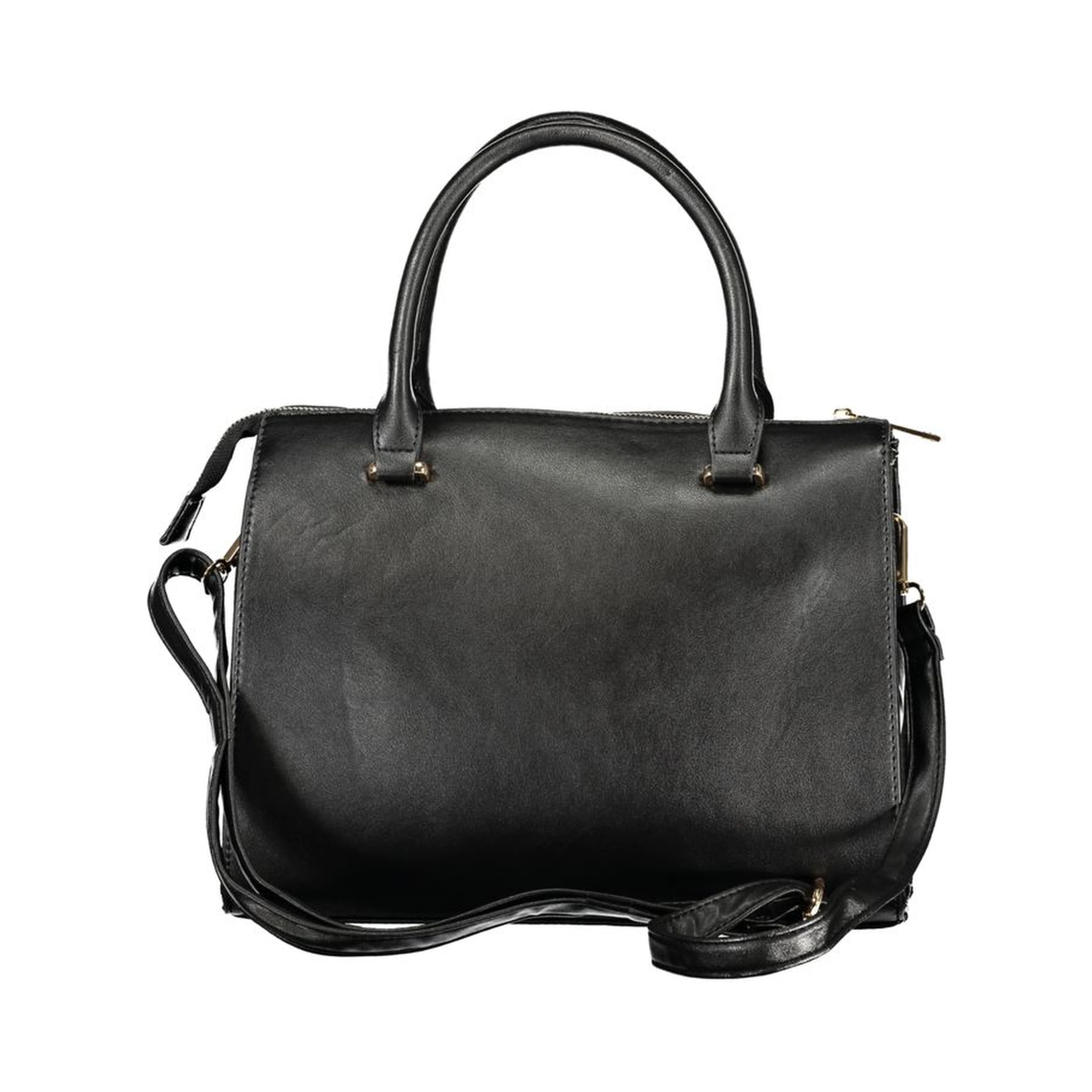 Black PVC Women Handbag
