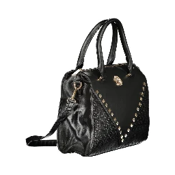 Black PVC Women Handbag
