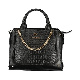 Black PVC Women Handbag