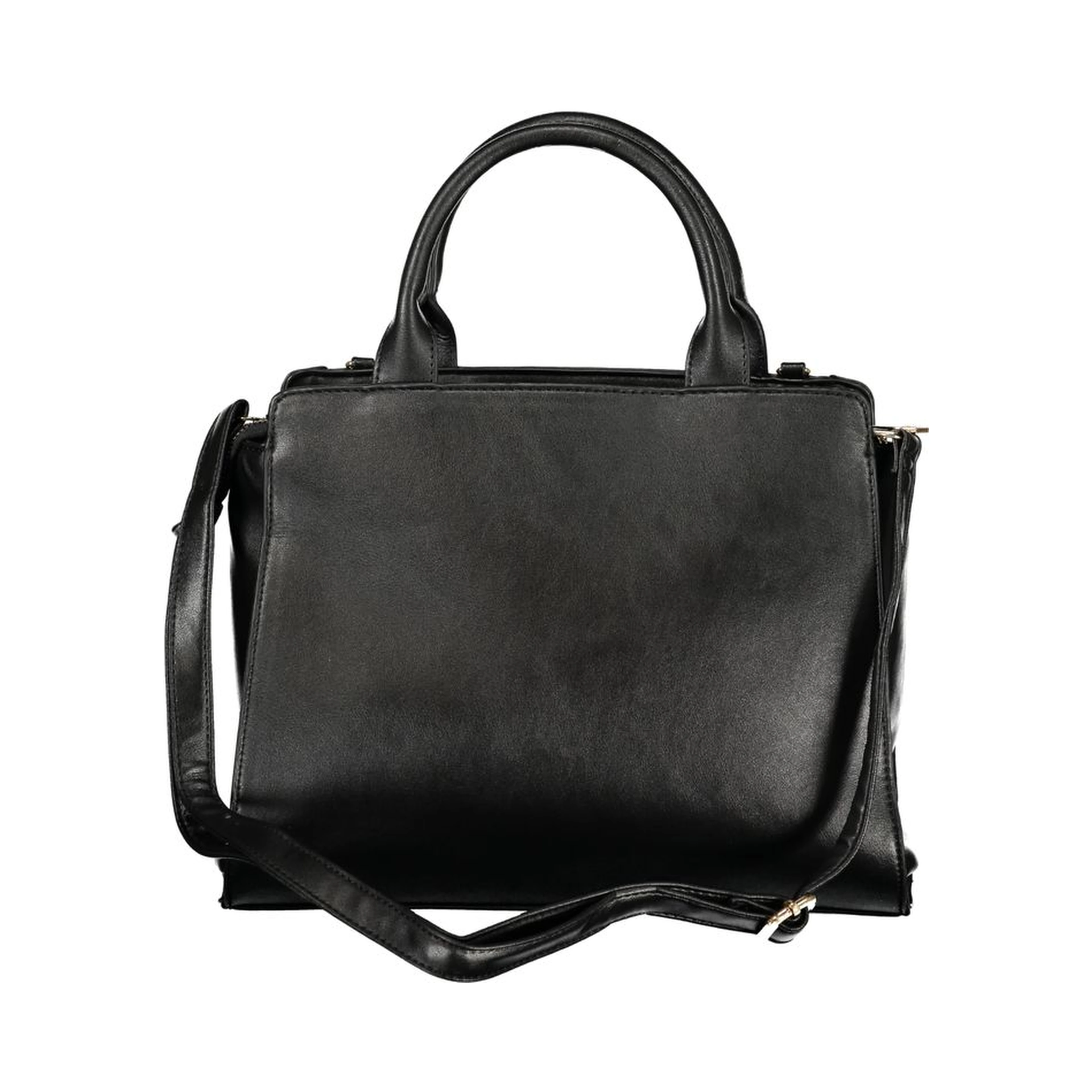 Black PVC Women Handbag