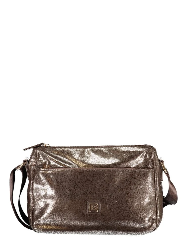 Bronze Polyester Women Handbag