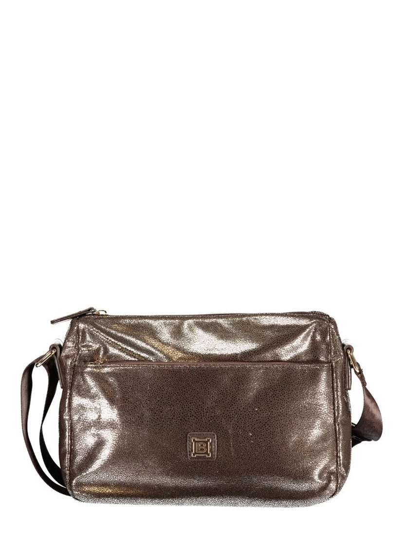 Bronze Polyester Women Handbag