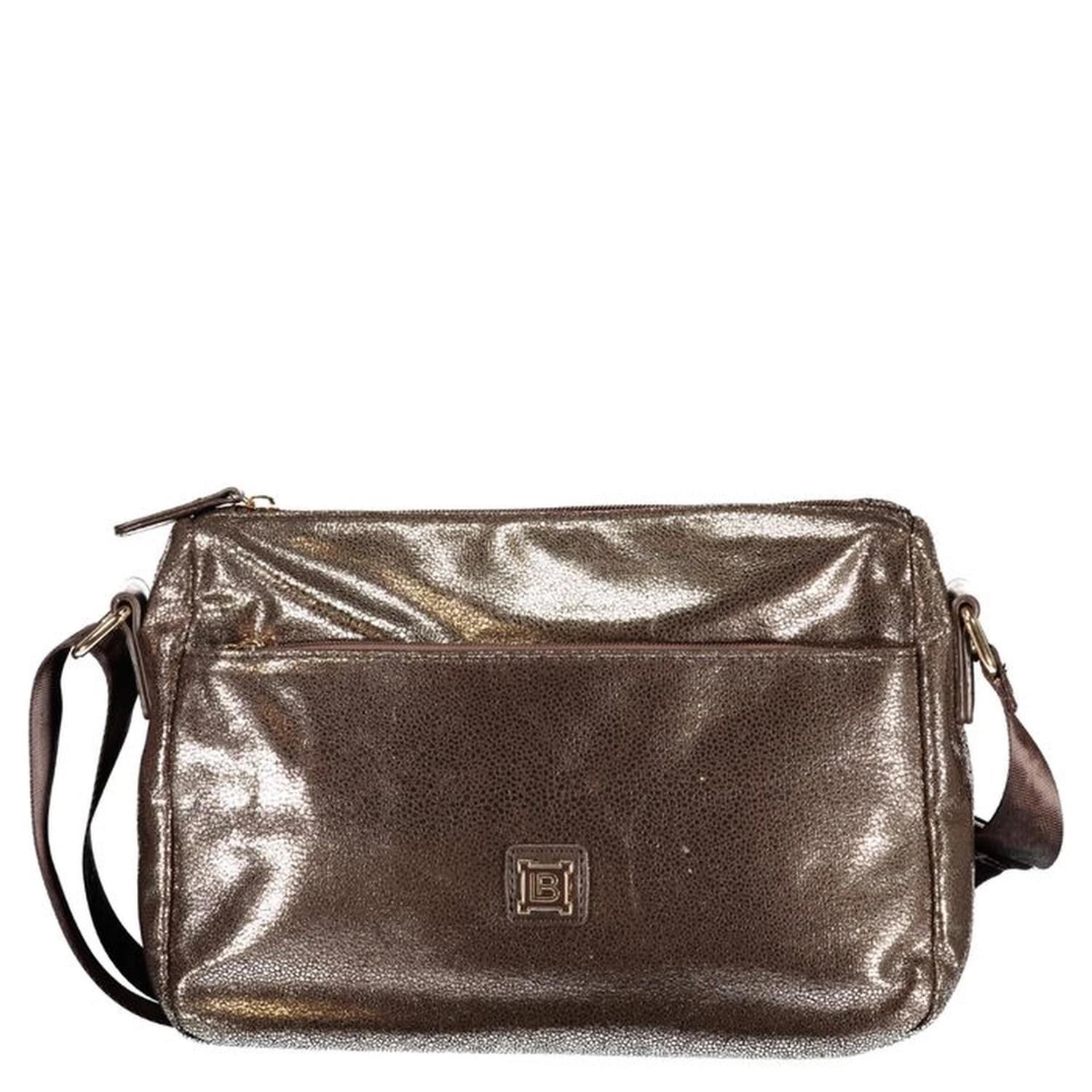 Bronze Polyester Women Handbag