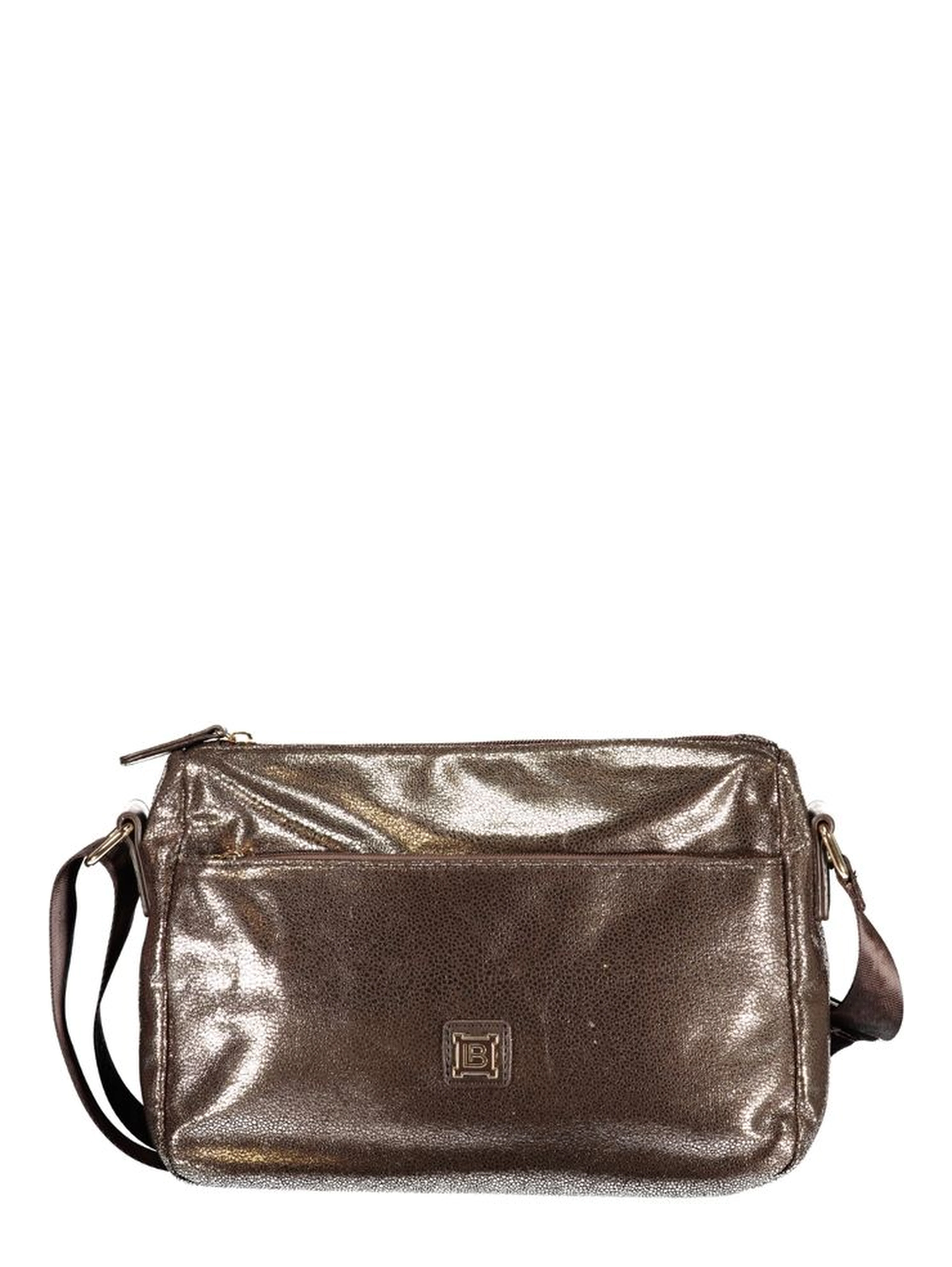 Bronze Polyester Women Handbag