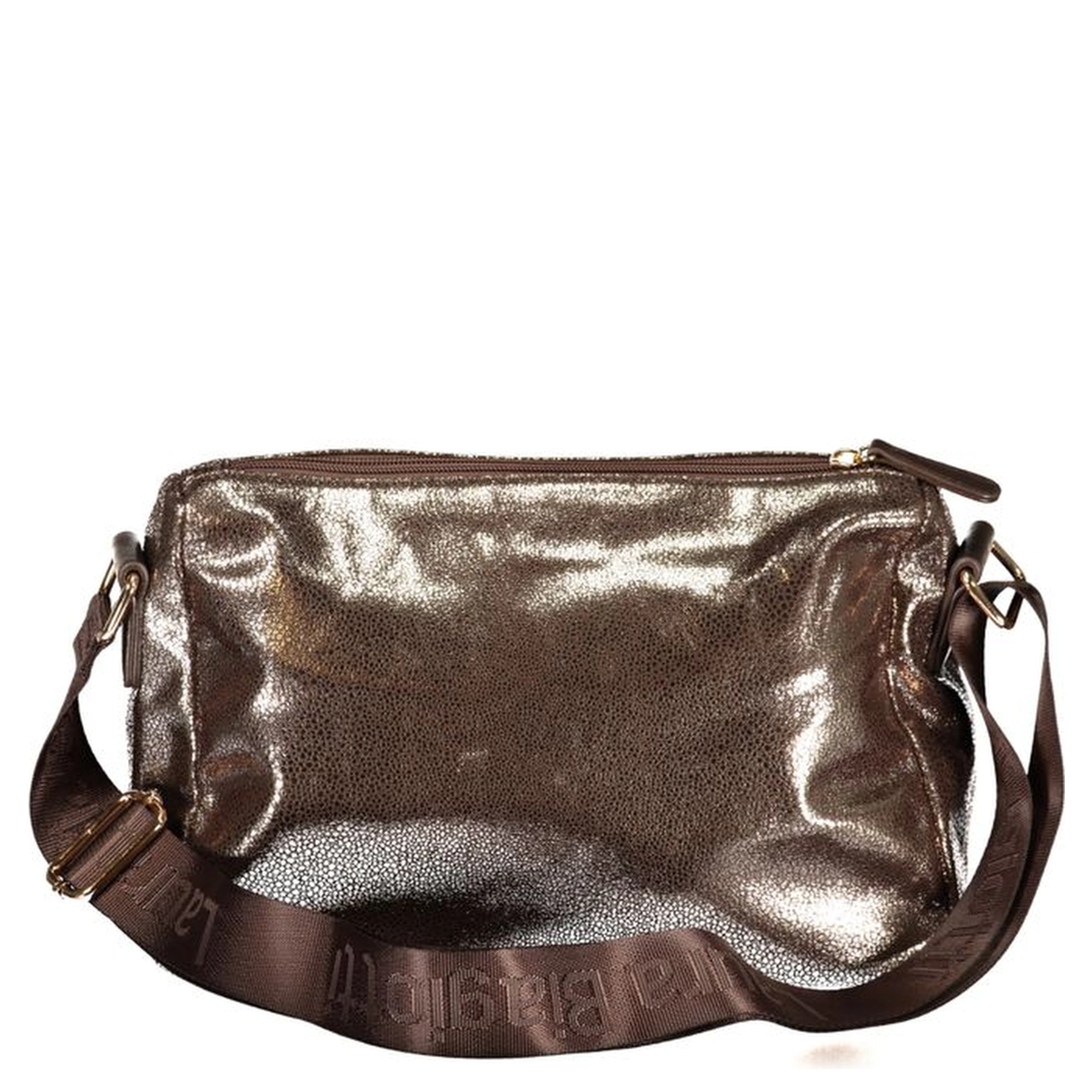 Bronze Polyester Women Handbag