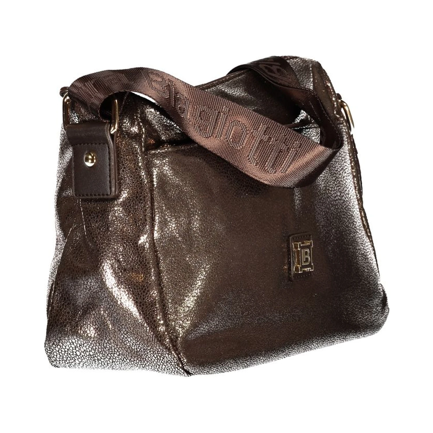 Bronze Polyester Women Handbag