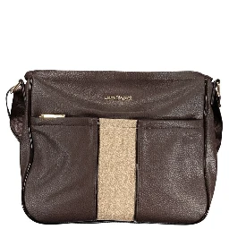 Brown PVC Women Handbag