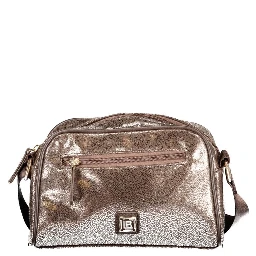 Bronze Polyester Women Handbag