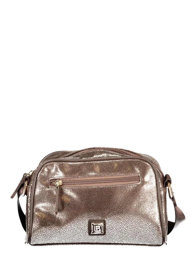 Bronze Polyester Women Handbag