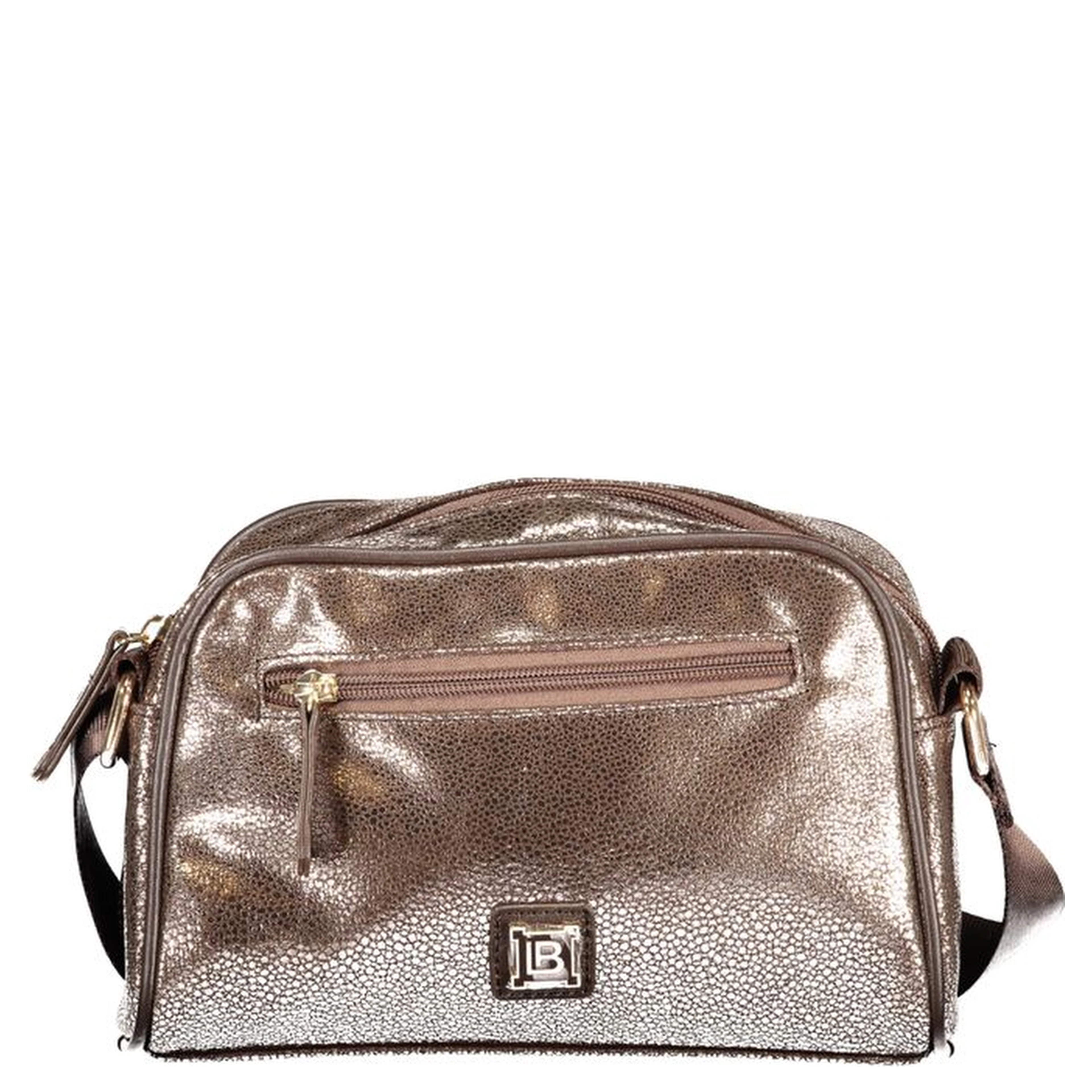 Bronze Polyester Women Handbag
