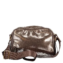 Bronze Polyester Women Handbag