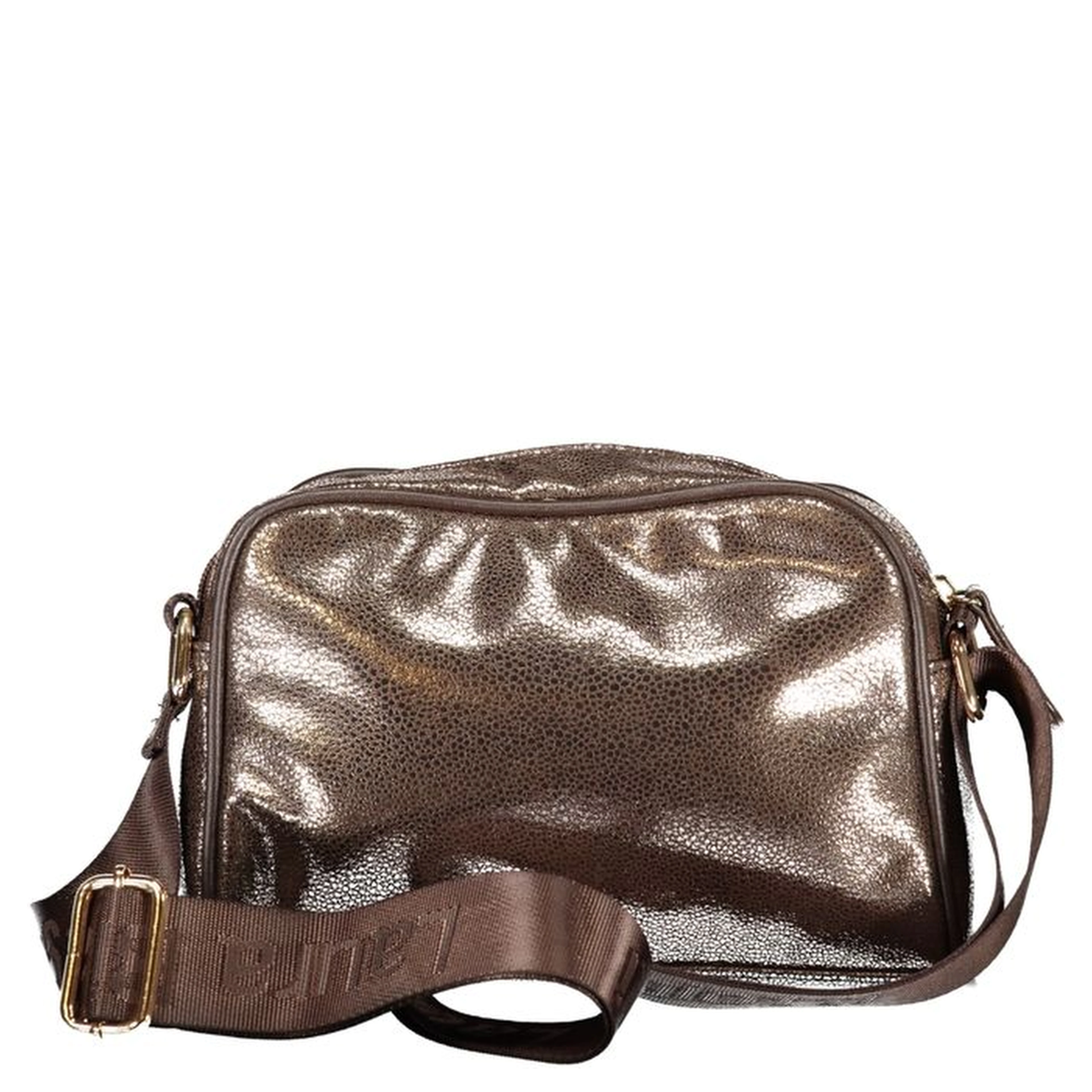 Bronze Polyester Women Handbag